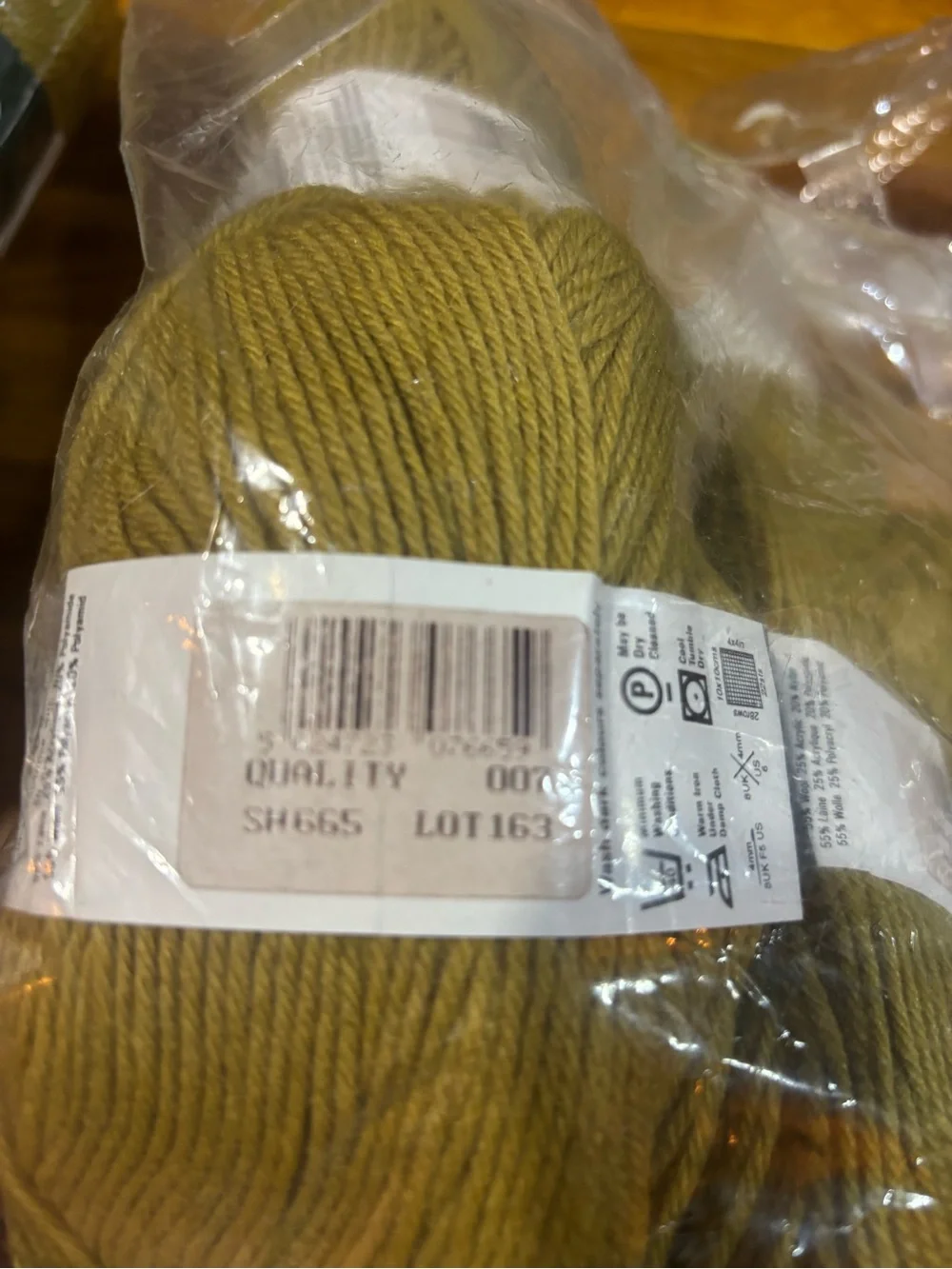Sirdar Legend DK Mustard Yarn - 665